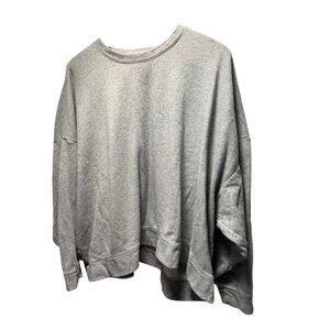Under Armour Sweatshirt Oversized Cropped Grey Loungewear Activewear
